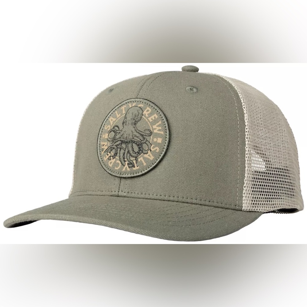 NWT Salty Crew Men's Tentacles Retro Trucker Hat